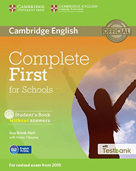 COMPLETE FIRST SCHOOLS (+CD-ROM) (+TESTBANK)