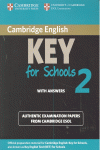 CAMB KET FOR SCHOOLS 2 W/KEY