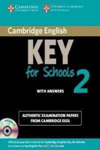 CAMB KET FOR SCHOOLS 2 W/KEY (+CD) (SELF-STUD