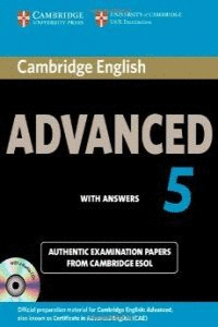 CAMB ENGLISH ADV 5 W/KEY (+CD)