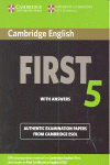 CAMB ENGLISH FIRST 5 W/KEY