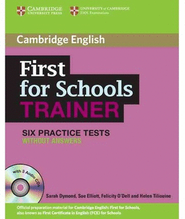 FIRST FOR SCHOOLS TRAINER (+CD)