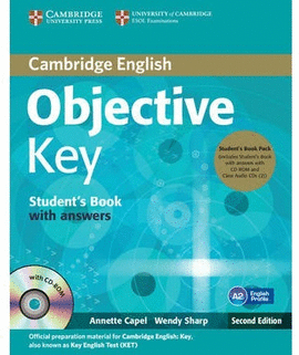 OBJECTIVE KEY STUDENT'S BOOK PACK (STUDENT'S BOOK WITH ANSWERS WITH CD-ROM AND C