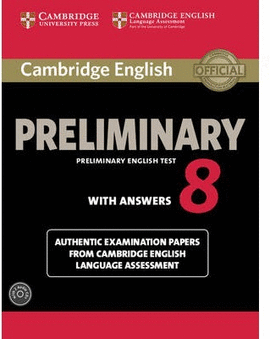 (2 ED) CAMB PRELIMINARY ENGLISH TEST 8 W/KEY