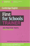 FIRST FOR SCHOOLS TRAINER