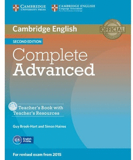 (2 ED) COMPLETE ADVANCED TCH (+RESOURCES CD-R