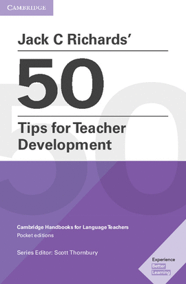 JACK C RICHARDS' 50 TIPS FOR TEACHER DEVELOPMENT. PAPERBACK