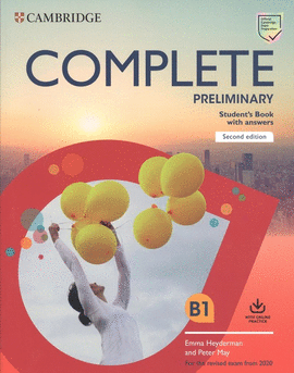 COMPLETE PRELIMINARY B1 STUDENTS BOOK WITH ANSWERS