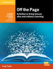 OFF THE PAGE : ACTIVITIES TO BRING LESSONS ALIVE AND ENHANCE LEARNING. OFF THE P