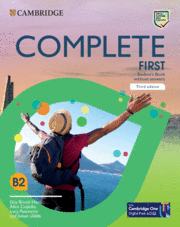 COMPLETE FIRST STUDENT`S BOOK WITHOUT ANSWERS WITH CD-ROM 3 ED