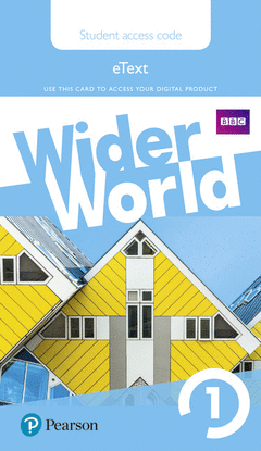 WIDER WORLD 1 EBOOK STUDENTS' ACCESS CARD