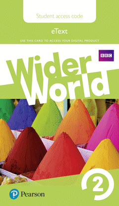 WIDER WORLD 2 EBOOK STUDENTS' ACCESS CARD