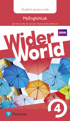 WIDER WORLD 4 MYENGLISHLAB STUDENTS' ACCESS CARD