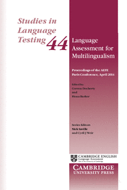 LANGUAGE ASSESSMENT FOR MULTILINGUALISM PAPERBACK