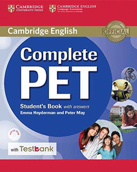 COMPLETE PET STUDENT'S BOOK WITH ANSWERS WITH CD-ROM AND TESTBANK