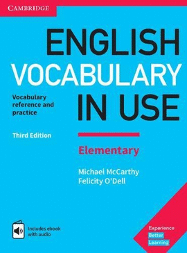 ENGLISH VOCABULARY IN USE ELEMENARY KEY +CD