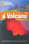LIVING WITH A VOLCANO + DVD (INTERMEDIATE B1)