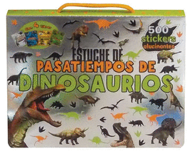 ESTUCHE DE PASATIEMPOS DE DINOSAURIOS