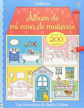 ALBUM DE MI CASA DE MU�ECAS COLOREO Y PEGO