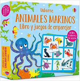 ANIMALES MARINOS. LIBRO Y JUEGOS DE EMPAREJAR