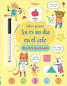 ASI ES UN DIA EN EL COLE. LIBRO PIZARRA