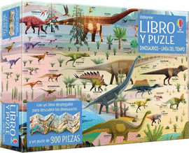 LIBRO PUZLE DINOSAURIOS - LINEA DEL TIEMPO (300 PIEZAS)