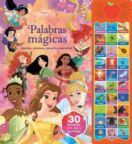 PALABRAS MAGICAS DISNEY PRINCESAS 30 BOTONES CON SONIDO