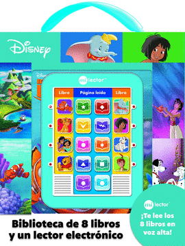 MI LECTOR DISNEY CLASICOS:BIBLIOTECA DE 8 LIBROS