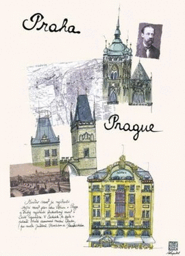 PRAGA CITY LIBRETA 16 X 22