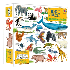 ANIMALES SALVAJES LIBRO PUZZLE