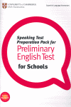 SPEAKING TEST PREPARATION PACK FOR PET FOR SC