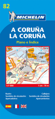 PLANO CORU�A LA CORU�A PLANOS MICHELIN