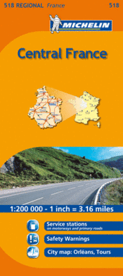 MAPA REGIONAL CENTRAL FRANCE