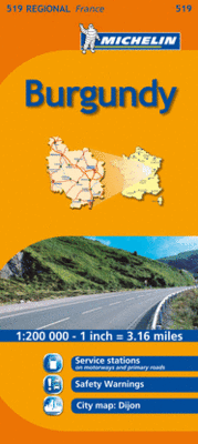 MAPA REGIONAL BURGUNDY