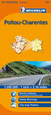 MAPA REGIONAL POITOU-CHARENTES