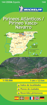 MAPA ZOOM PIRINEOS ATL�NTICOS / PIRINEO VASCO-NAVARRO
