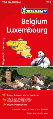 MAPA NATIONAL B�LGICA LUXEMBURGO