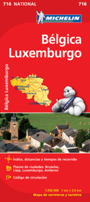 MAPA NATIONAL B�LGICA LUXEMBURGO
