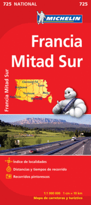 MAPA NATIONAL FRANCIA SUR