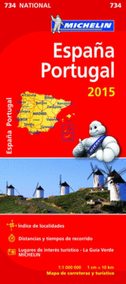 MAPA NATIONAL ESPA�A - PORTUGAL