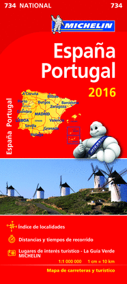 MAPA NATIONAL ESPA�A - PORTUGAL