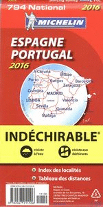 MAPA NATIONAL ESPA�A - PORTUGAL 