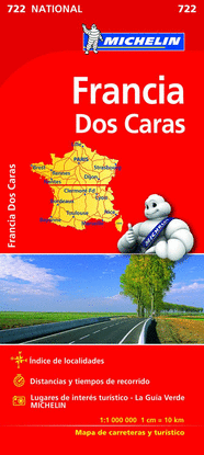 MAPA NATIONAL FRANCIA (DOBLE CARA)