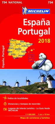 MAPA NATIONAL ESPA�A - PORTUGAL