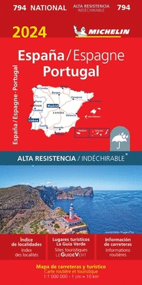 MAPA ESPAA, PORTUGAL ALTA RESISTENCIA 2024
