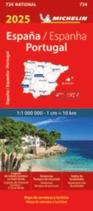 MAPA CARRETERAS ESPAA Y PORTUGAL (2025)