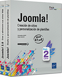 JOOMLA PACK 2 LIBROS CREACION DE SITIOS Y PERSONALIZACION