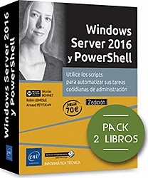 WINDOWS SERVER 2016 Y POWERSHELL PACK DE 2 LIBROS UTILICE