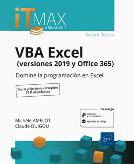 VBA EXCEL VERSIONES 2019 Y OFFICE 365 TEORIA Y EJERCICIOS