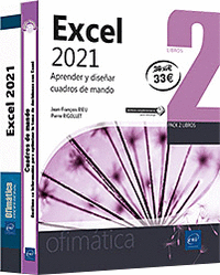 EXCEL 2021 PACK 2 LIBROS APRENDER Y DISE�AR CUADROS DE MAND